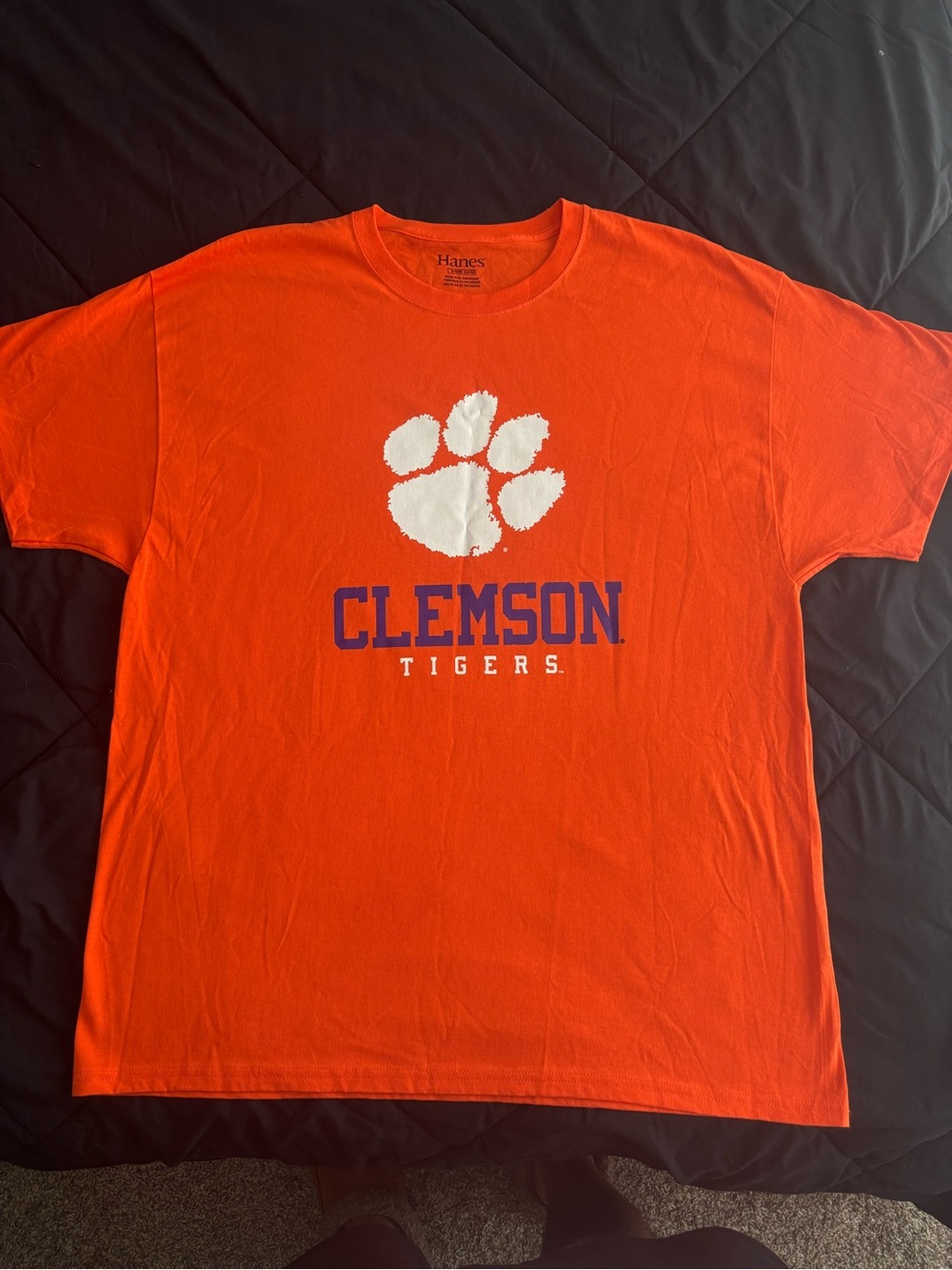 Hanes Bright Orange Crewneck Tee